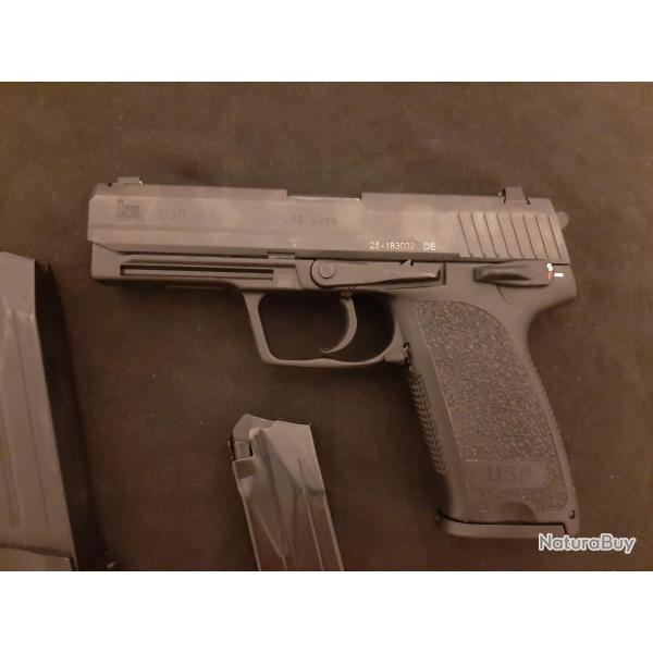 HK USP 45 �tat neuf + chargeur promag 20 coups