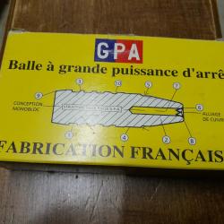 vend 1 boite de 20 munitions Sologne ogives GPA de 7,4 grammes ou 114 grains de calibre 6,5 X 57