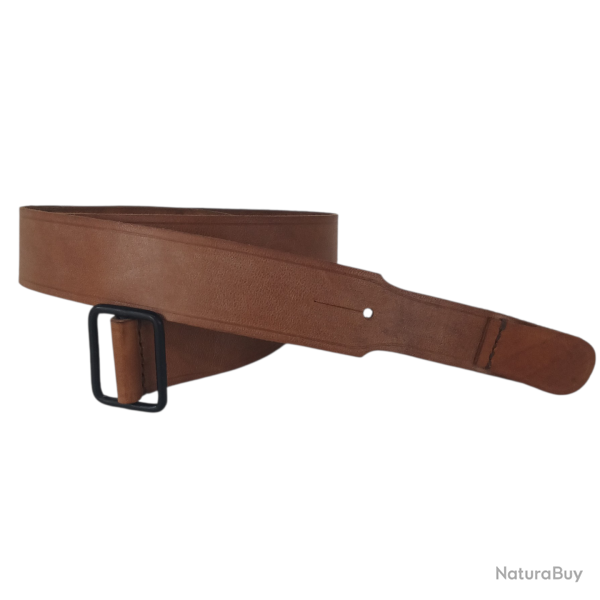 Bretelle de fusil militaire fran�aise - Sangle MAS 36/51 cuir fauve