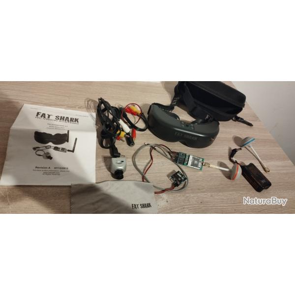 Lunettes FPV Fat Shark V3 a�romod�lisme avion
