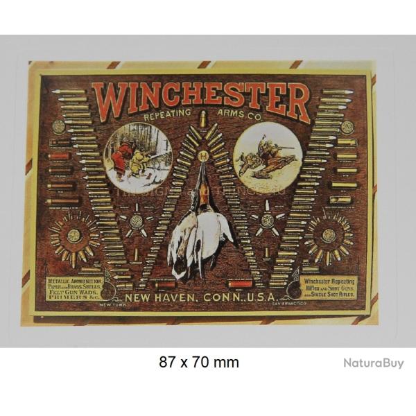 Autocollant Winchester  " W "
