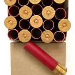 Bo&icirc;te 25 douilles NEUVES carton WINCHESTER SUPER SPEED couleur rouge cal. 20-76 mm culot 18 mm .