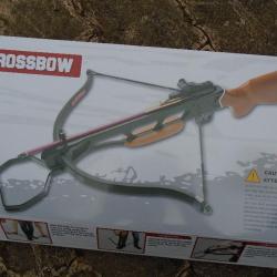 Fusil Arbal&egrave;te HOMME Puissance 150 LBS Vis&eacute;e Manche Composite Marron + 2 Fl&egrave;ches Chargement Etrier