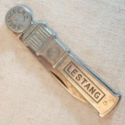 AUTOMOBILIA - rare Canif pompe &agrave; essence LESTANG essence LBC ref CAB25CNR003