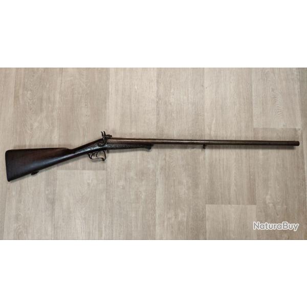 Fusil � broche li�geois - Cal 16 - Canons 75cm - 1865-1875 / 1� sans prix de r�serve