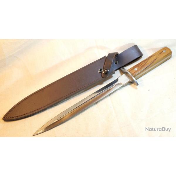 Bon Couteau dague de chasse  de grande dimension chasse ou autre - ref EBR24FAD002