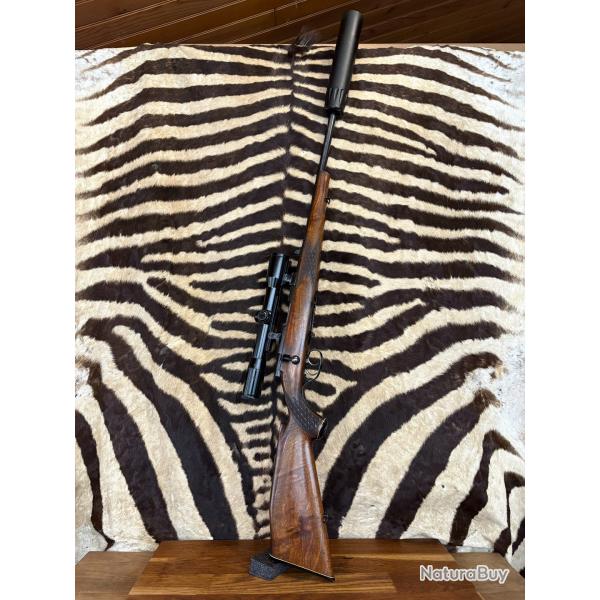 Carabine Anschutz mod.1433 - cal.22Hornet - ca.51cm - lunette- mod�rateur de sons