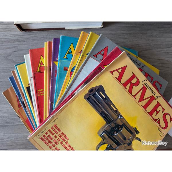 Revues l'amateur d'ArmesLot de 23 revues