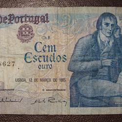 Portugal , 1985  billet de 100 escudos tb+