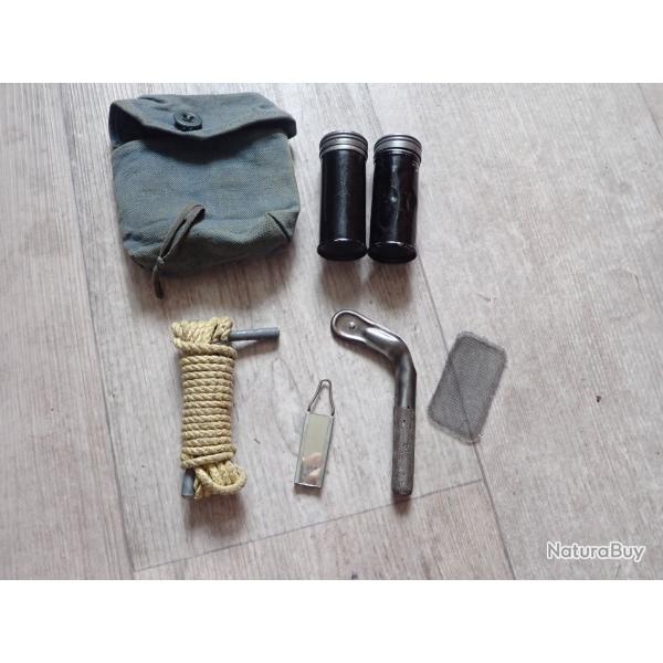 Kit ou trousse de nettoyage pour carabine, fusil K11 ou K31, STG, Fass 57 / Rubin Suisse