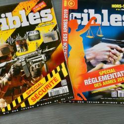 Lot de 2 hors-s&eacute;rie  &laquo; CIBLES &raquo; - S&eacute;curit&eacute; 2018 & R&eacute;glementation des armes
