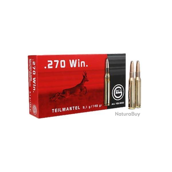Balles Geco 270 win softpoint 9.1g / 140 grains
