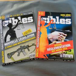 Lot de 2 hors-s&eacute;rie Cibles - L&eacute;gislation armes 2014 et en 2019