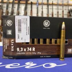 BALLES RWS EVOLUTION 9.3X74R 291GR (18.8G)