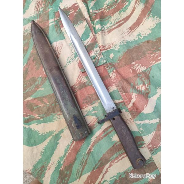 Ba�onnette allemande fusil Mauser 98 ersatz EB? Fourreau Siemens feldgrau ww1 wk1 premi�re guerre