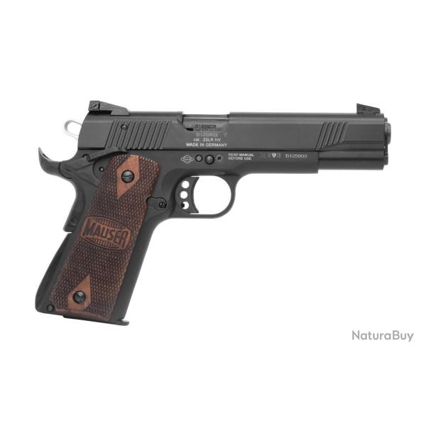 Pistolet Mauser 1911 22 LR semi-automatique noir - Mauser 1911 cal.22