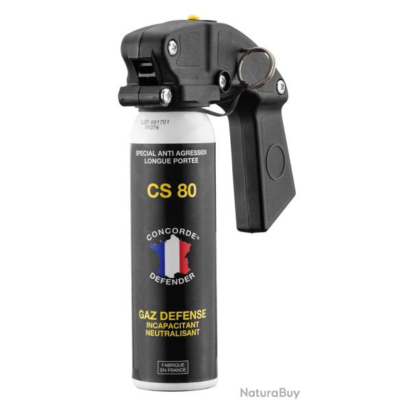 A�rosol GAZ CS 100 ml avec poign�e AEROSOL CS GAZ CONCORDE 100ML POIGNEE