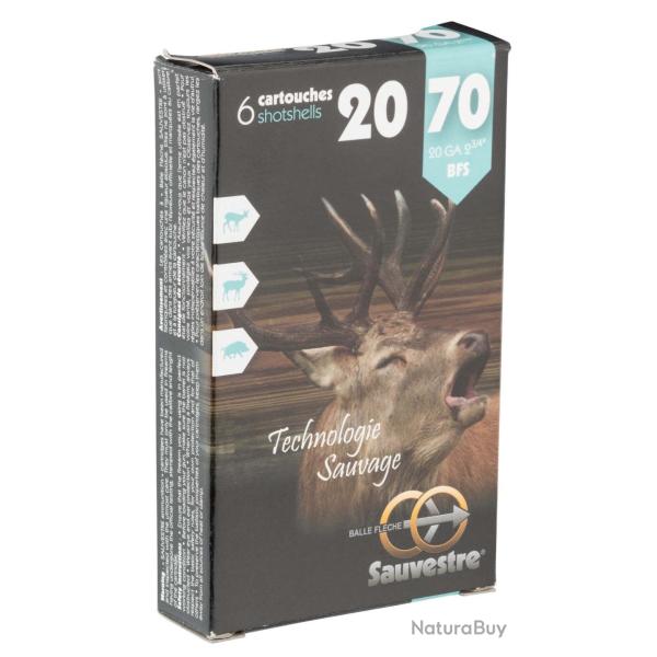 Cartouches Sauvestre gros gibier - Cal. 20/70 Balle Sauvestre - 20/70