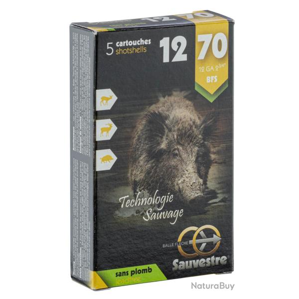 Cartouches Sauvestre � balle grand gibier BFS sans plomb - Cal. 12/70 Sauvestre BFS sans plomb
