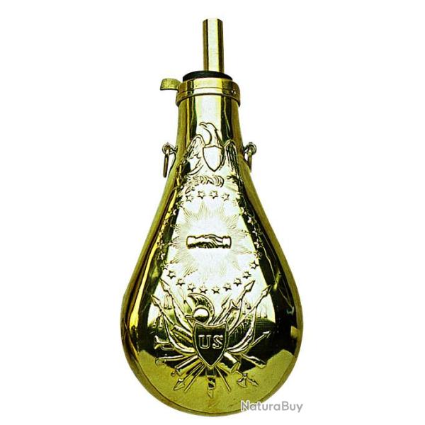 Poire � poudre Zouave en laiton cal. .58