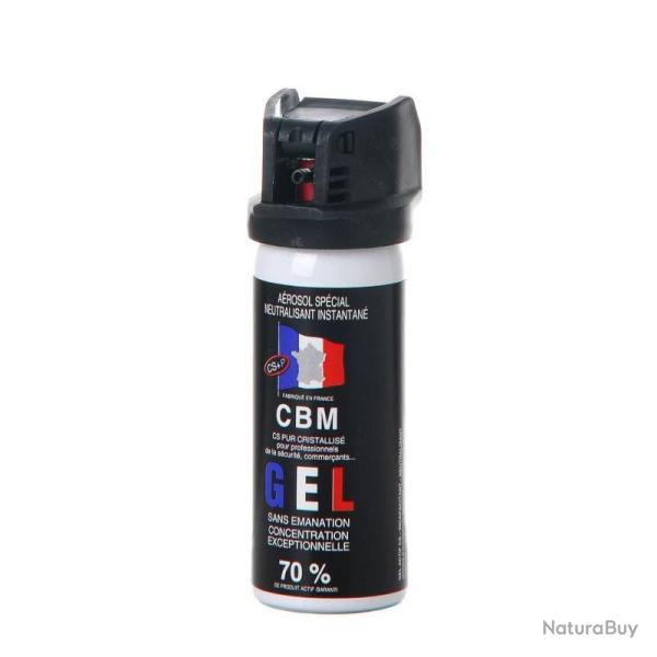 Bombe Gel Defense CBM CS Capot Clapet 50Ml