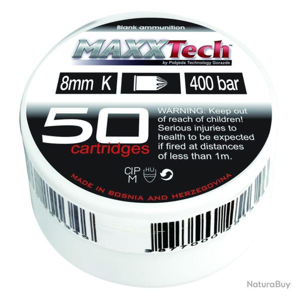 Balle 8Mm A Blanc X50-450Bars