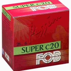 Cartouches Fob Passion Super - Cal. 20/70 FOB PASSION SUPER Cal.20-70, culot de 16, 28 gr, N&deg;8