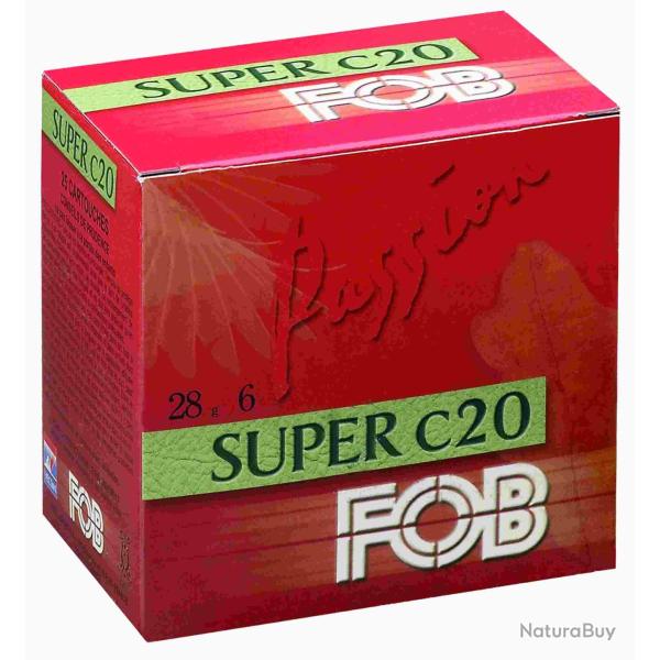 Cartouches Fob Passion Super - Cal. 20/70 FOB PASSION SUPER Cal.20-70, culot de 16, 28 gr, N�8