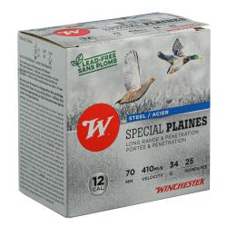 Cartouches de chasse Winchester 12/70 34g Acier num&eacute;ro 5 Hautes Performances WINCH,CART STEEL HP, SP