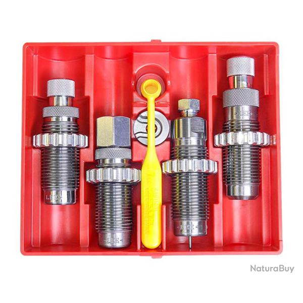 jeux de 4 outils carbure Deluxe pour calibres d'armes de poing - Lee Precision .380 ACP (9x17 mm cou