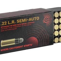 GECO Munitions .22 LR Semi-Auto 40 gr / 2.6 g Geco Semi-Auto x500