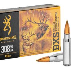 Browning .308 Win BXS 150 grains / 9,7 g .308 Win BXS 150 gr / 9.7 g