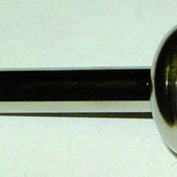 Appeau vanneau Maillechort tube