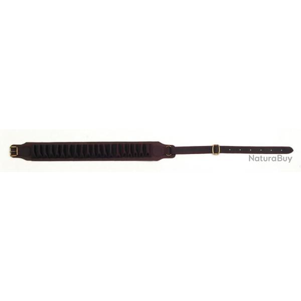 Cartouchiere 20T cuir vieilli interieur double cuir