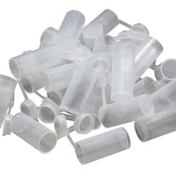 &Eacute;prouvettes plastique Pietta poudre noire set de 15