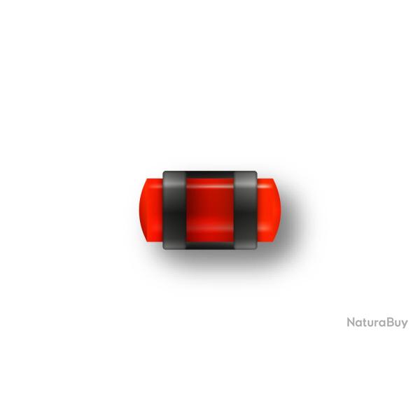 Guidon fluo rouge ajoure M3 D4 L9