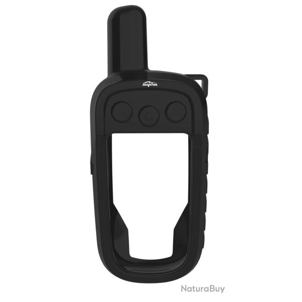 Coque silicone Alpha 100 tactile noir