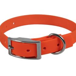 Collier Biothane Beta 450x19mm Orange