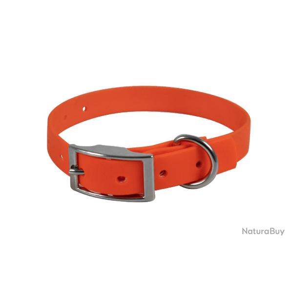 Collier Biothane Beta 450x19mm Orange