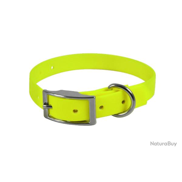 Collier Biothane Beta 450x19mm Jaune