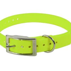 Collier Biothane Beta 600x25mm Jaune