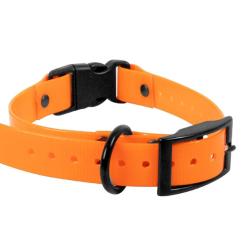 Collier clip rapide Biothane orange