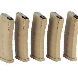 Pack de 5 chargeurs 120 cps GR16 Tan