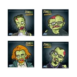 Cible 14x14 Zombie x100