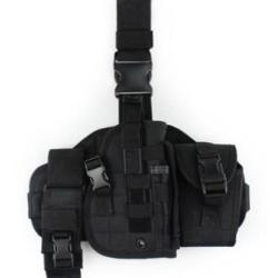 Holster plateforme de cuisse noire
