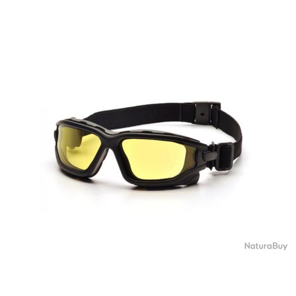 Lunettes de protection CE double lentille jaune