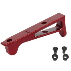 Poign&eacute;e 45 degr&eacute;s Keymod rouge