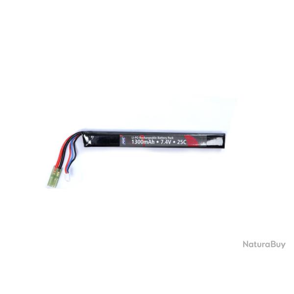Batterie Li-Po 7.4V 1300mAh 1 Stick