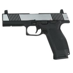 Pistolet 6mm MKW Blowback Metal Noir et Chrome