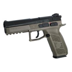Pistolet 6mm CZ P09 Gaz Blowback Tan/Noir